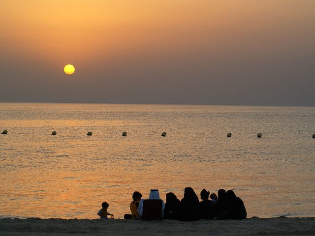 Representative photo of beaches in Saudi Arabia, not Dawhat al Ghubayyitayn