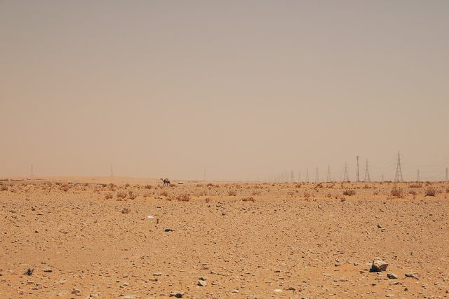 Representative photo of desert & dunes in Saudi Arabia, not Nawazi Umm ar Rimam