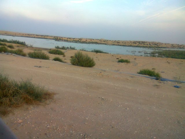 Representative photo of springs & oases in Saudi Arabia, not Al Duhain Al Juwain Waterfall