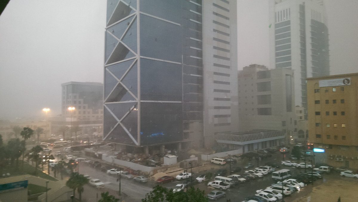 Al-Faisal Museum for Arab-Islamic Art — Heavy rain in Riyadh, Saudi Arabia.jpg