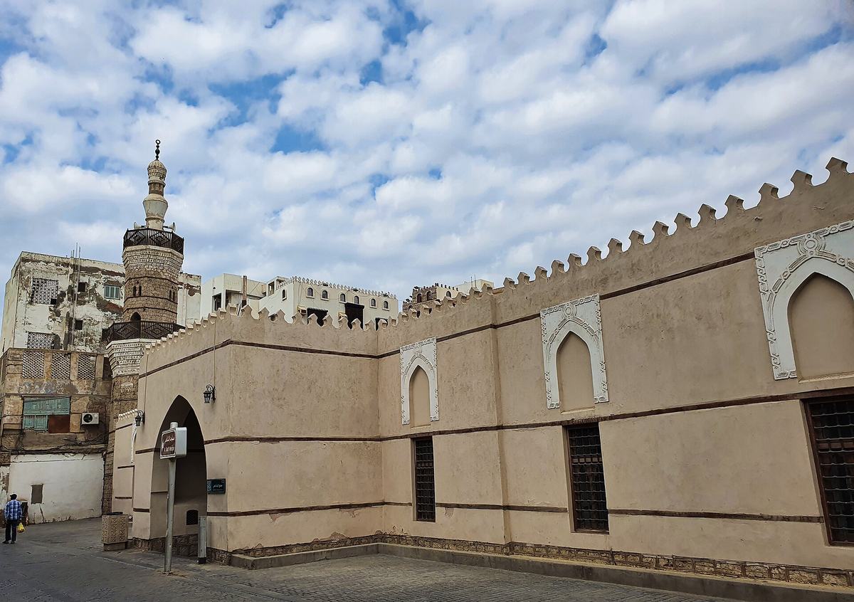 Al-Shafi’i — Al-Shafi Mosque in old Jeddah, Saudi Arabia, founded 1250 (1) (50702752273).jpg