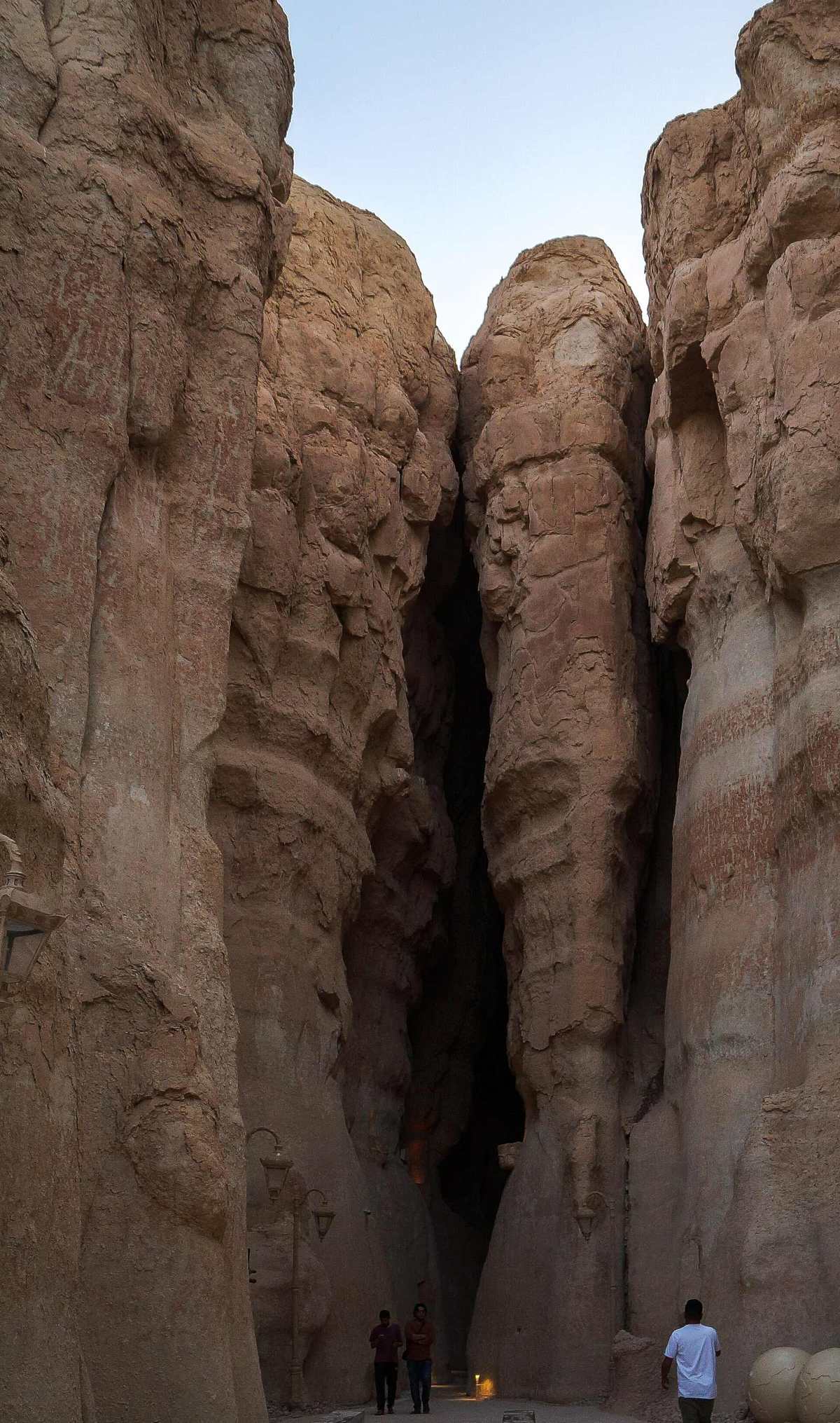 Cave Entrance — Qarah mountain in the -hofuf -saudi arabia. The entrance to the caves.jpg