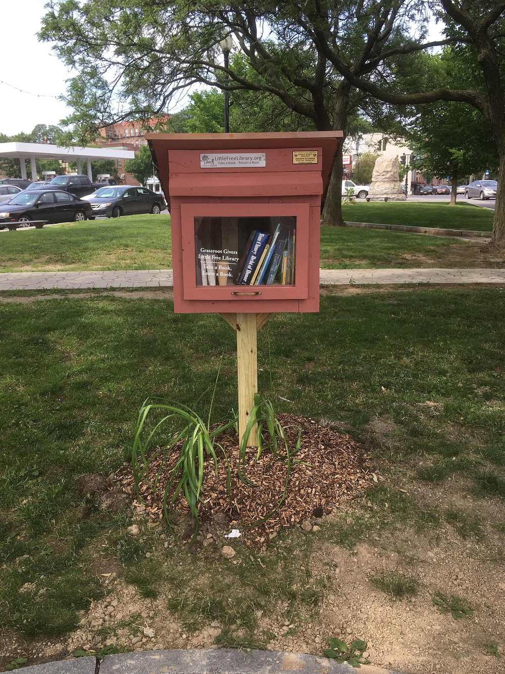Dana Park — Albany's Dana Park Little Free Library Book Box.jpg
