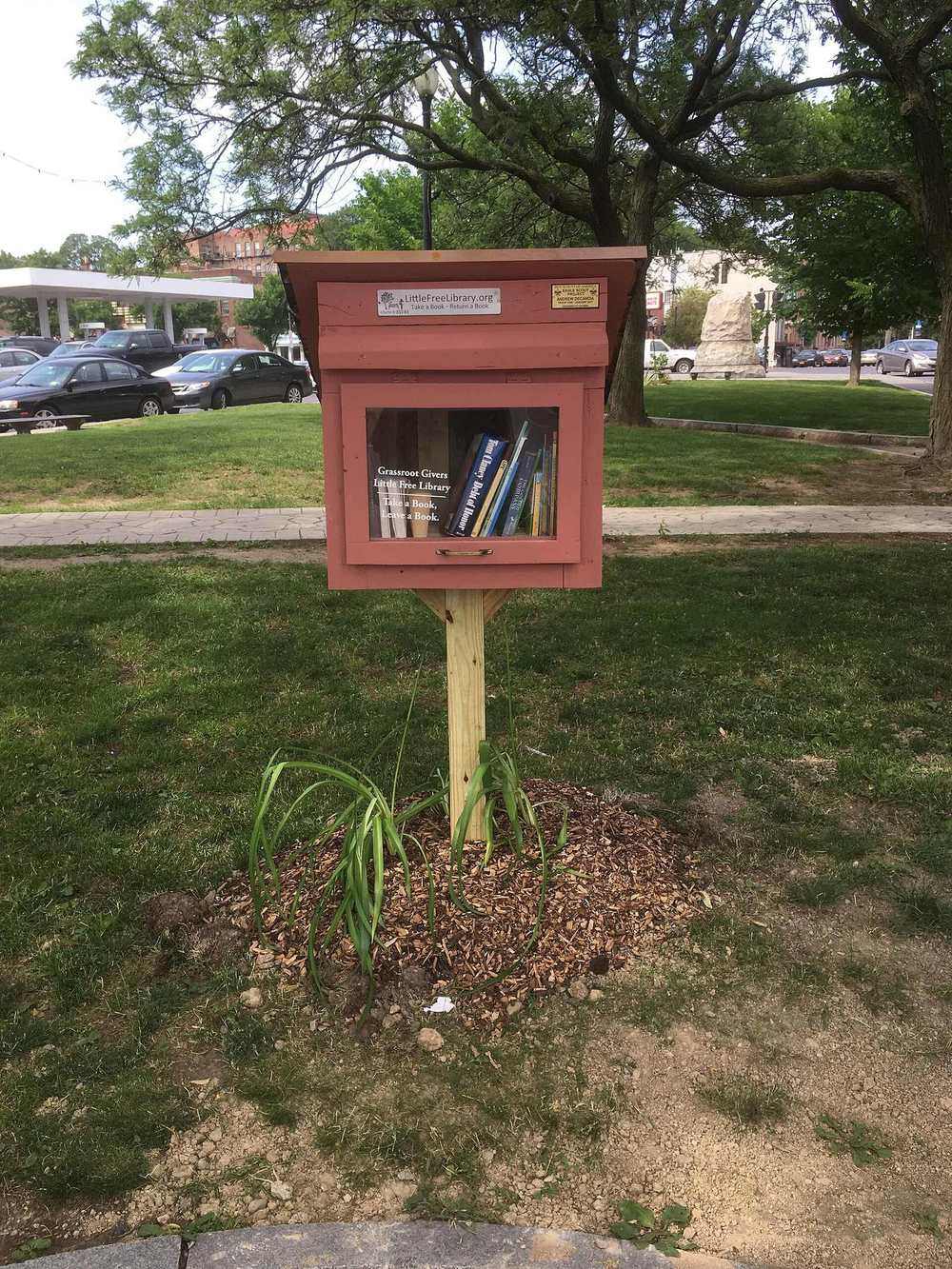 Dana Park — Albany's Dana Park Little Free Library Book Box.jpg