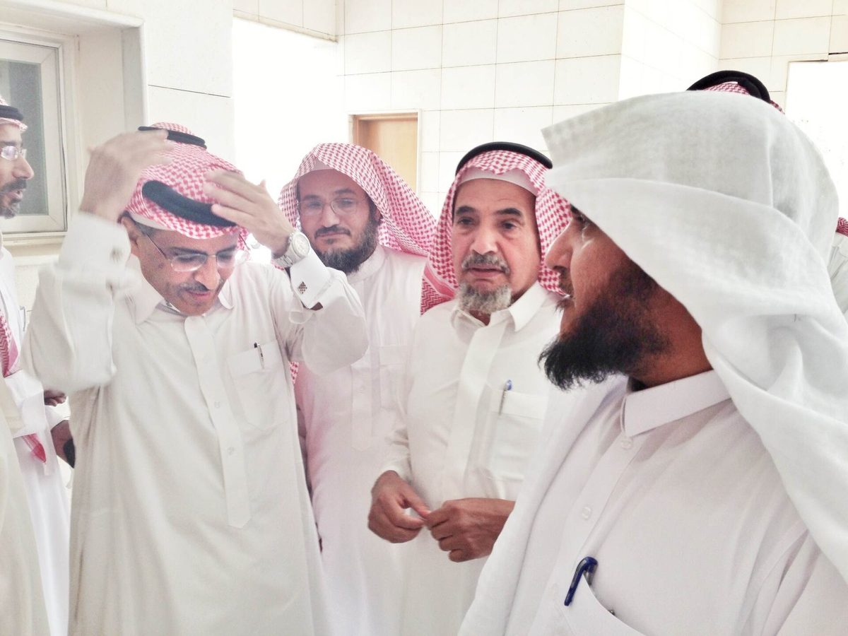 King Abdul Aziz Historical Centre — Mohammad al-Qahtani and Abdullah al-Hamid before verdict.jpg