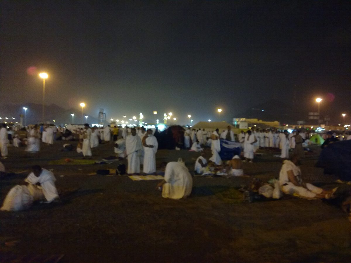 Muzdalifah — Arrived in Muzdalifah from Arafat during Hajj - Flickr - Al Jazeera English.jpg