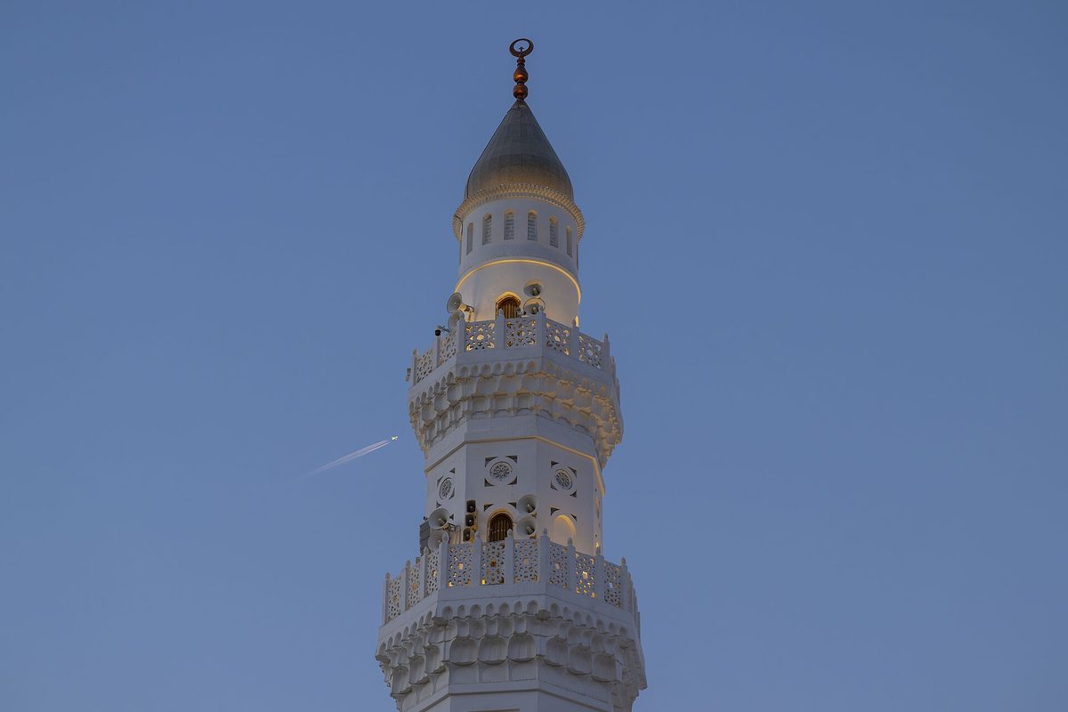 Quba Mosque — A Minaret of Quba Mosque in Madinah (2025).jpg